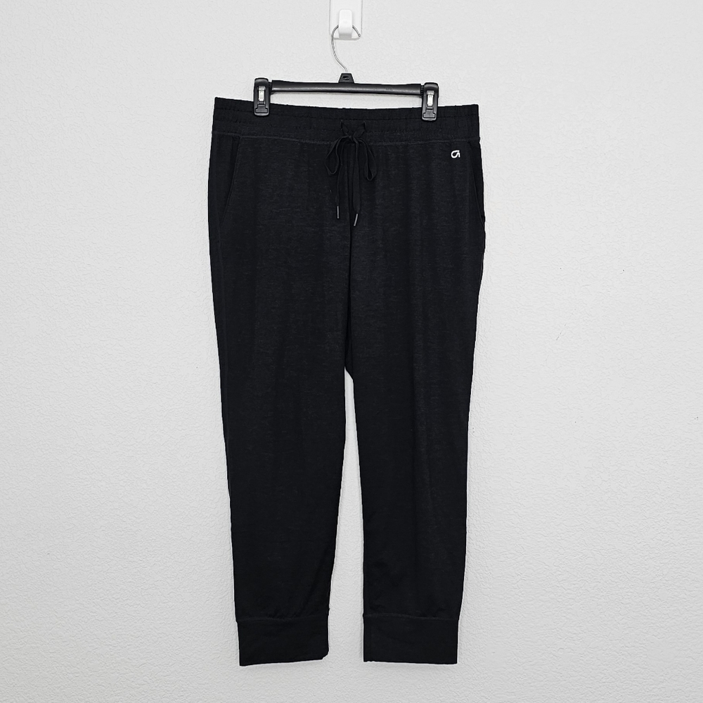 GapFit gfast Womens Brushed Tech Jersey Joggers Size L 3/4 length